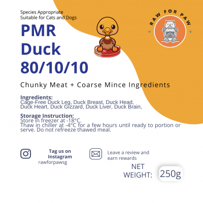 PMR Duck Meal (Single Protein)
