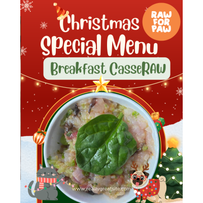 Raw Turkey Casserole for Cats