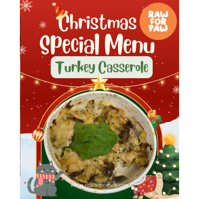 Raw Turkey Casserole for Dogs - 250g