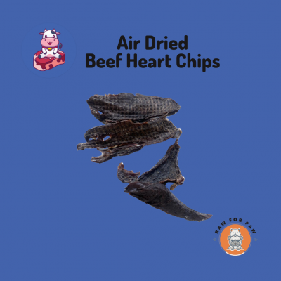 Air Dried Beef Heart Chips