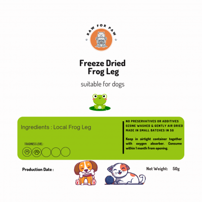 Freeze Dried Frog Leg