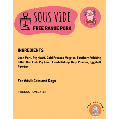 Sous Vide Cooked Meals - For Dogs